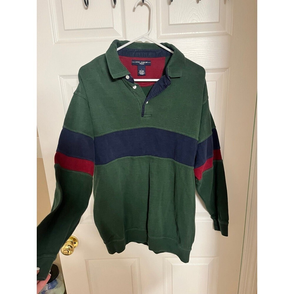 Ivy Crew Long Sleeve Polo Shirt